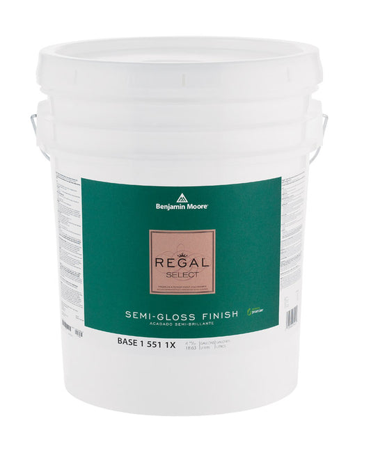 Benjamin Moore Regal Select Semi-Gloss Base 1 Paint and Primer Interior 5 gal