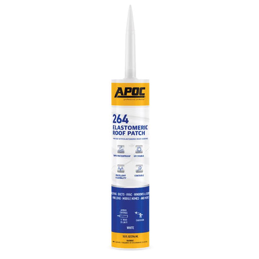 APOC Gloss White Elastomeric Roof Sealant 10.1 oz