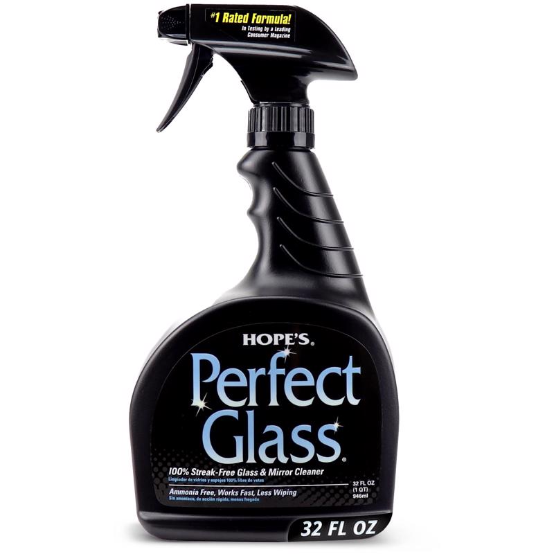 Hope's Perfect Glass No Scent Glass Cleaner 32 oz Liquid
