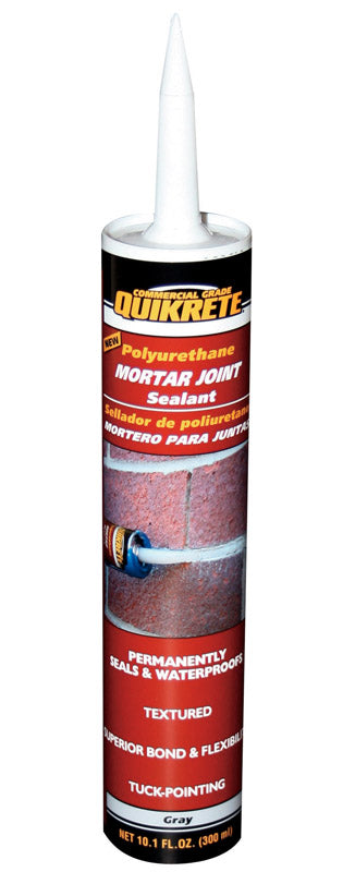 Quikrete Gray Polyurethane Mortar and Stucco Repair Advanced Polymer 10.1 oz