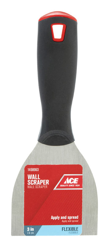 Ace 3 in. W Carbon Steel Flexible Wall Scraper