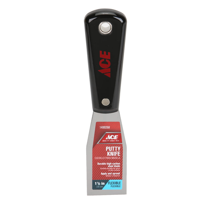 Ace 1.5 in. W High-Carbon Steel Flexible Putty Knife