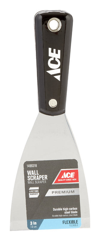 Ace 3 in. W Carbon Steel Flexible Wall Scraper