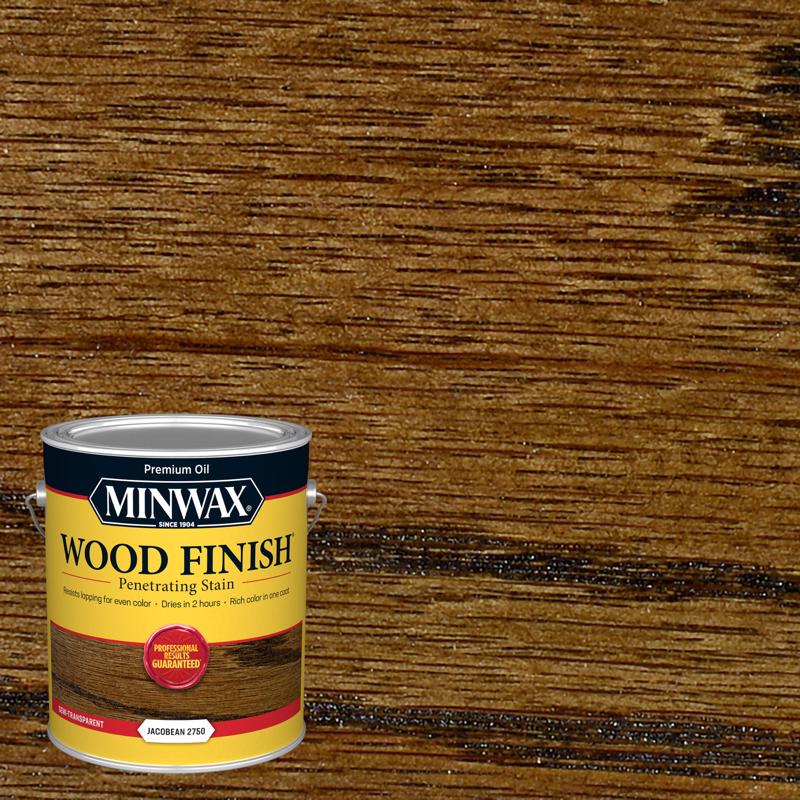 Minwax Wood Finish Semi-Transparent Jacobean Oil-Based Penetrating Stain 1 gal