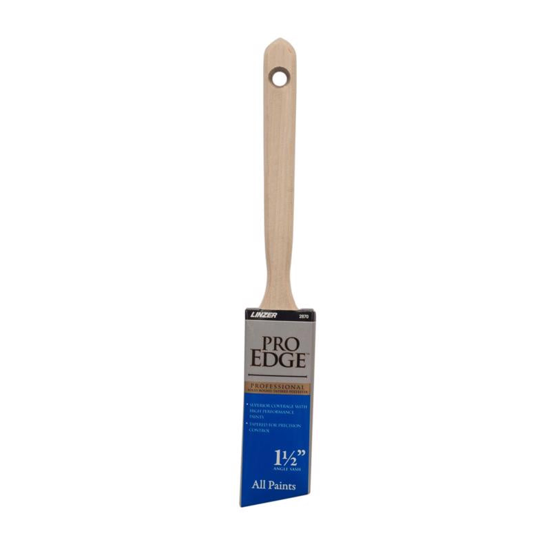 Linzer Pro Edge 1-1/2 in. Extra Soft Angle Trim Paint Brush