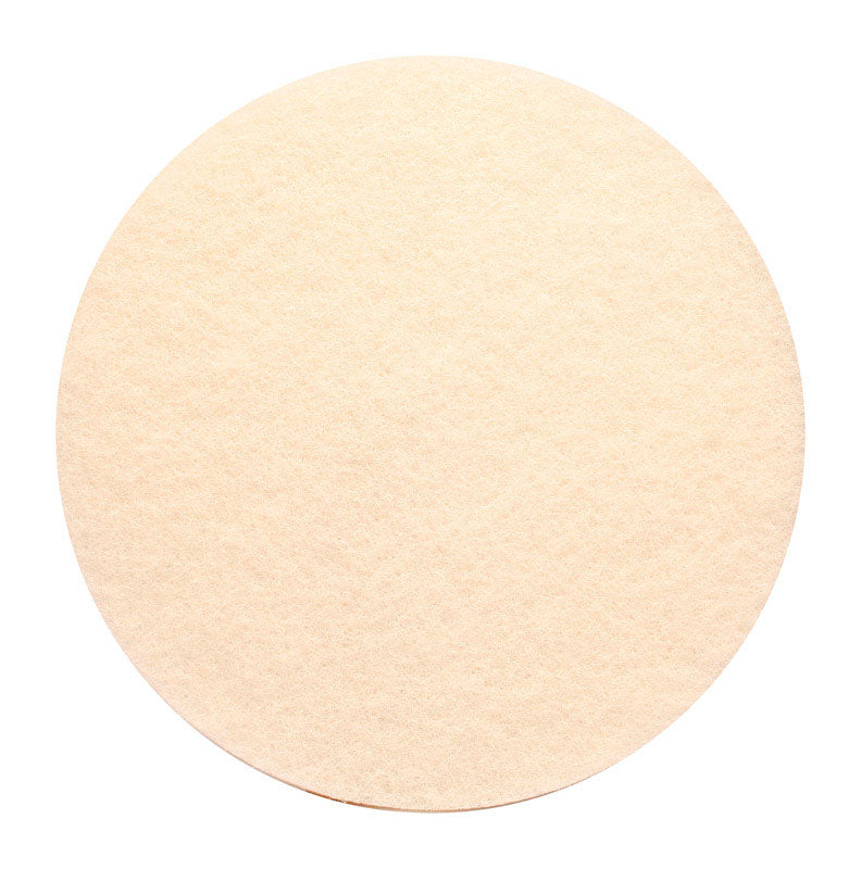 Gator 17 in. D Non-Woven Natural/Polyester Fiber Floor Polishing Pad White