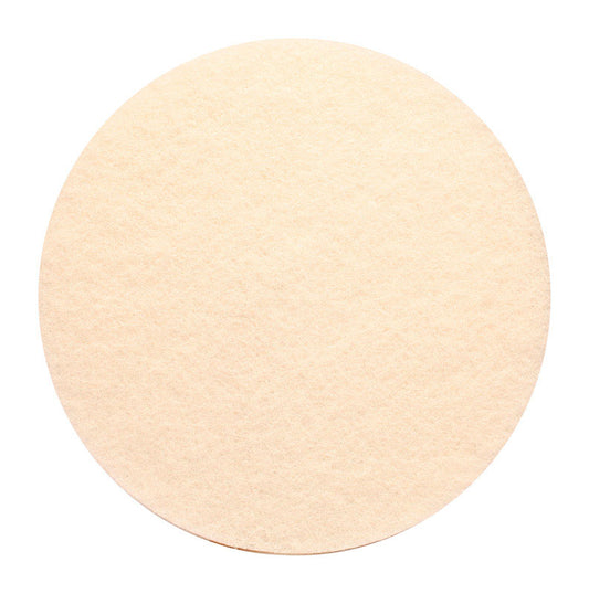 Gator 17 in. D Non-Woven Natural/Polyester Fiber Floor Polishing Pad White