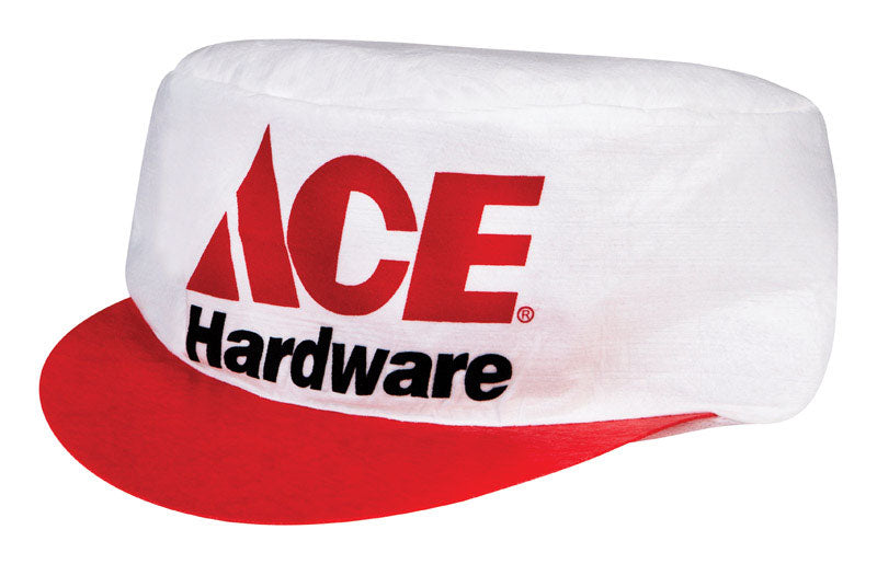 Ace White Cotton Painter's Cap