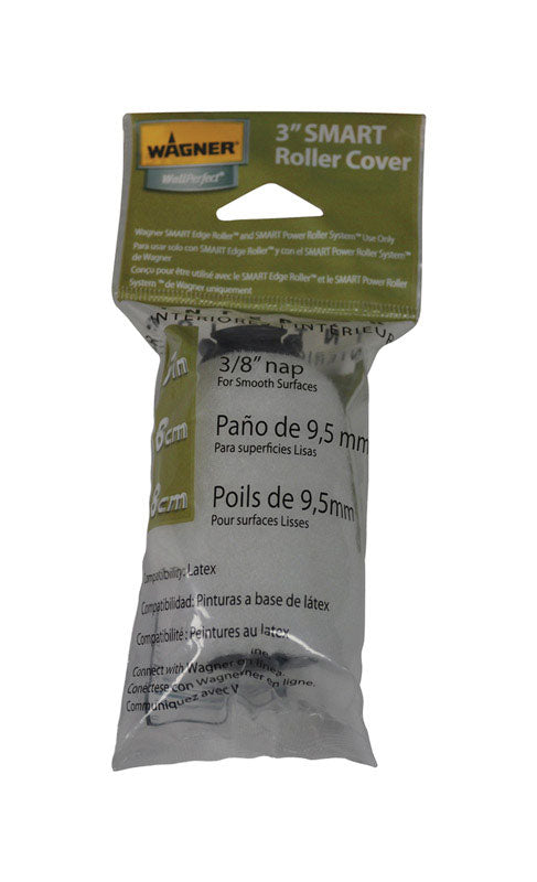 Wagner Smart Edge Polyester 3 in. W X 3/8 in. Paint Roller Cover 1 pk