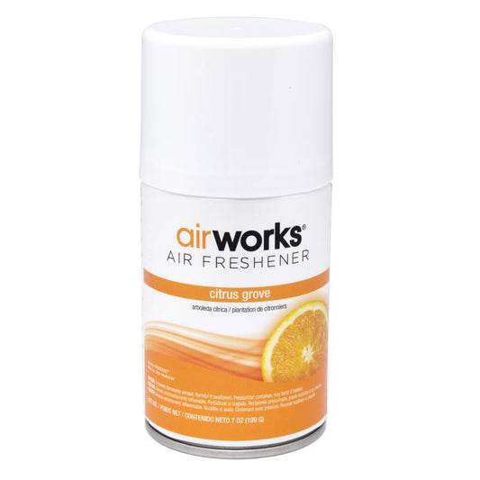 AirWorks Citrus Grove Scent Air Freshener 7 oz Aerosol 12 pk