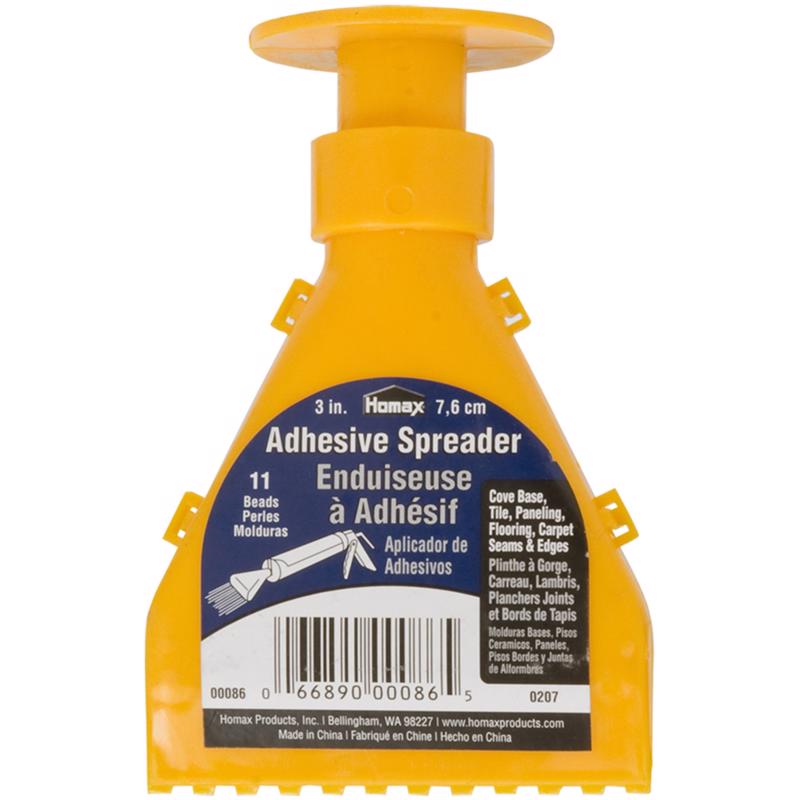 Homax 3 in. W Plastic Adhesive Spreader