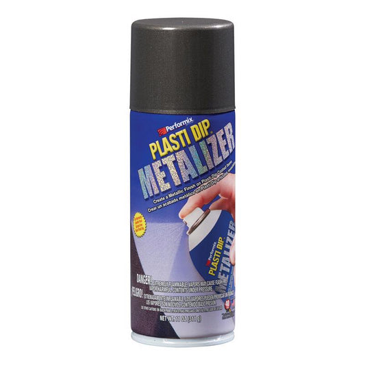 Plasti Dip Metalizer Satin Graphite Pearl Multi-Purpose Rubber Coating 11 oz oz