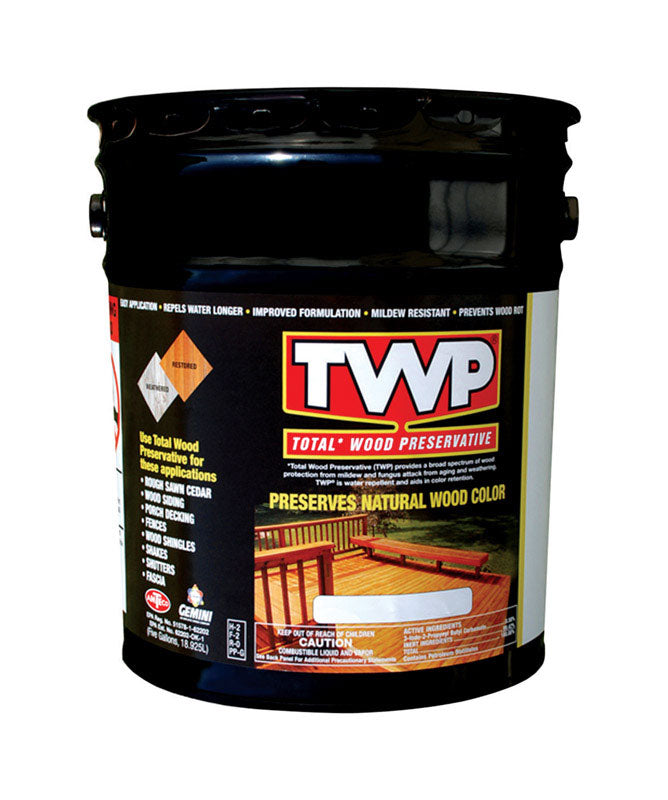 TWP Clear Oil-Based Wood Protector 5 gal