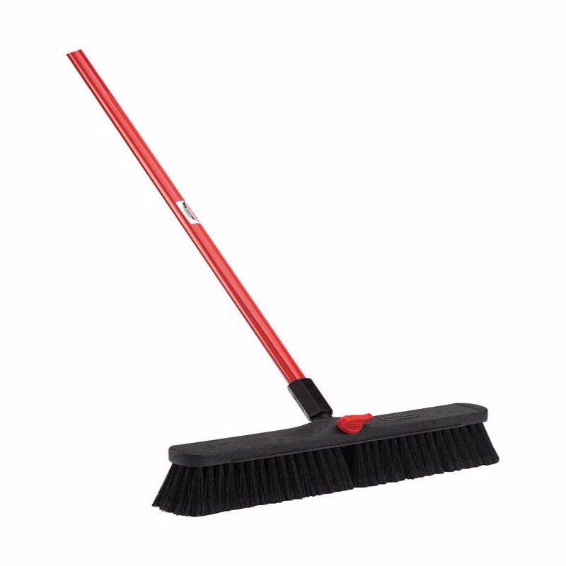 Libman High Power Polyethylene Terephthalate 18 in. Smooth Surface Push Broom