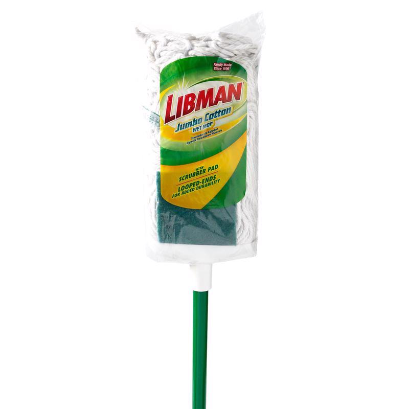 Libman Jumbo 6.38 in. W Wet Mop