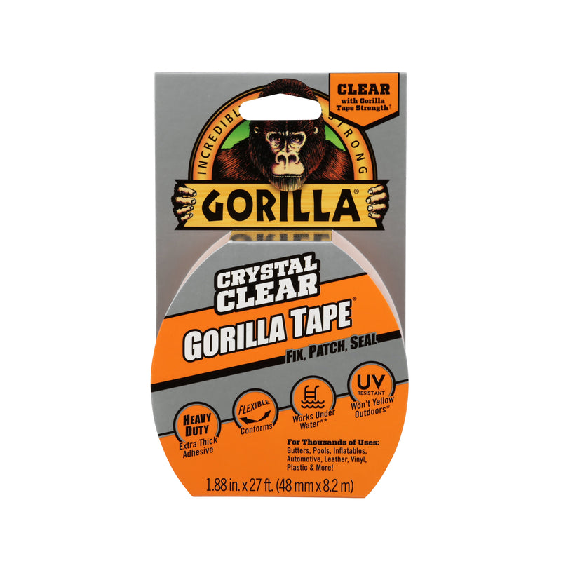 Gorilla 1.88 in. W X 27 ft. L Clear Repair Tape