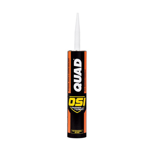 OSI Quad Black Elastomeric Polymers Door/Siding/ Window Sealant 10 oz