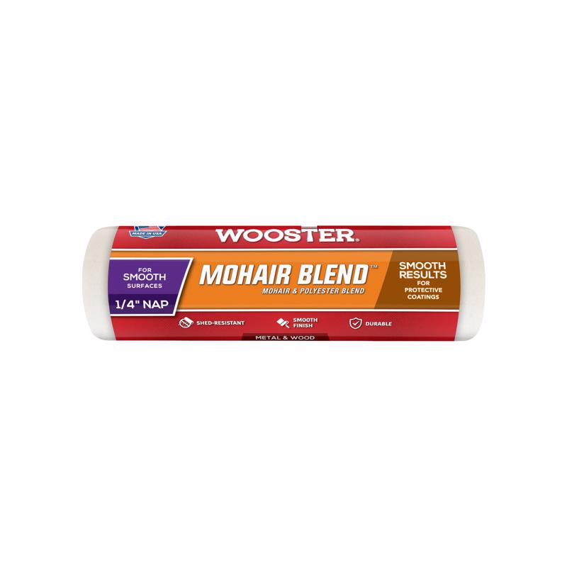 Wooster Mohair Blend 7 in. W X 1/4 in. Regular Paint Roller Cover 1 pk