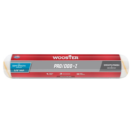 Wooster Pro/Doo-Z Woven Fabric 14 in. W X 3/8 in. Regular Paint Roller Cover 1 pk
