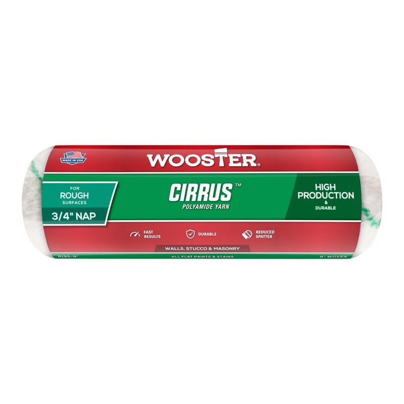 Wooster Cirrus Yarn 9 in. W X 3/4 in. Regular Paint Roller Cover 1 pk