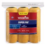 Wooster Super/Fab Knit 9 in. W X 1/2 in. Regular Paint Roller Cover 6 pk