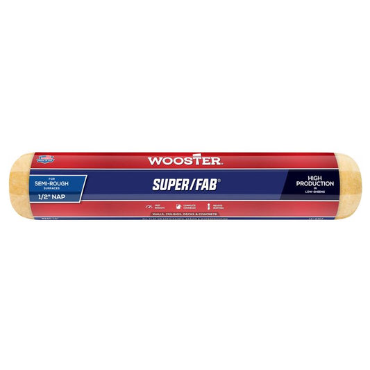 Wooster Super/Fab Knit 14 in. W X 1/2 in. Regular Paint Roller Cover 1 pk