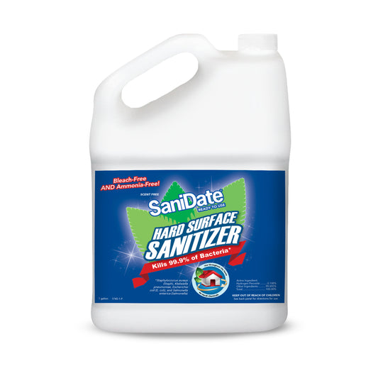 BioSafe SaniDate Non-Scented Scent Hard Surface Sanitizer Liquid 1 gal