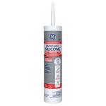 GE Paintable Silicone White Silicone Kitchen and Bath Caulk Sealant 10.1 oz