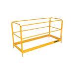 Metaltech Steel Yellow Scaffolding Guard Rail 1 pk