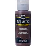 Plaid FolkArt Satin Burnt Umber Hobby Paint 2 oz
