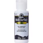 Plaid FolkArt Satin Titanium White Hobby Paint 2 oz
