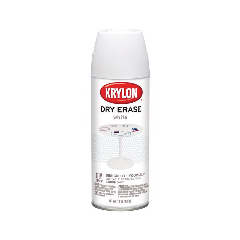 Krylon Dry Erase Paint Gloss White Dry Erase Spray Paint 13 oz