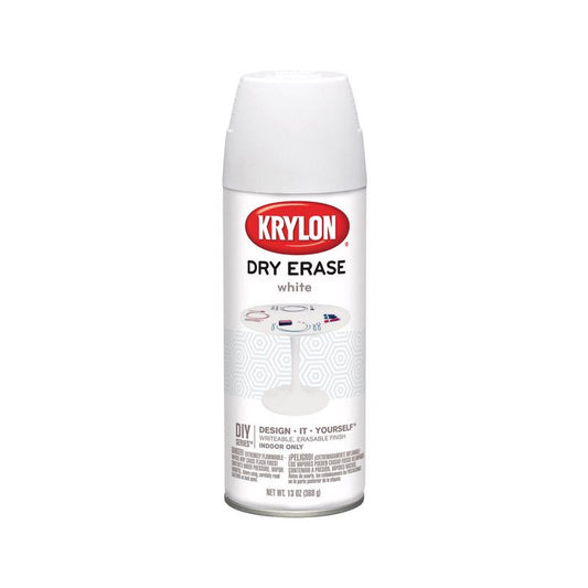Krylon Dry Erase Paint Gloss White Dry Erase Spray Paint 13 oz