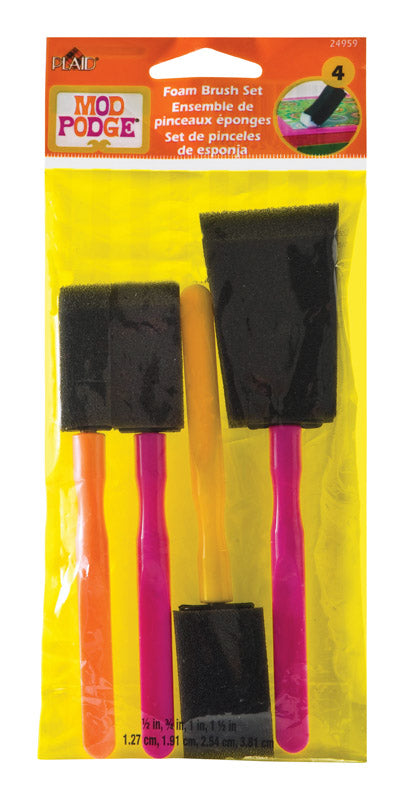 Plaid Mod Podge Assorted Decoupage Brush Set