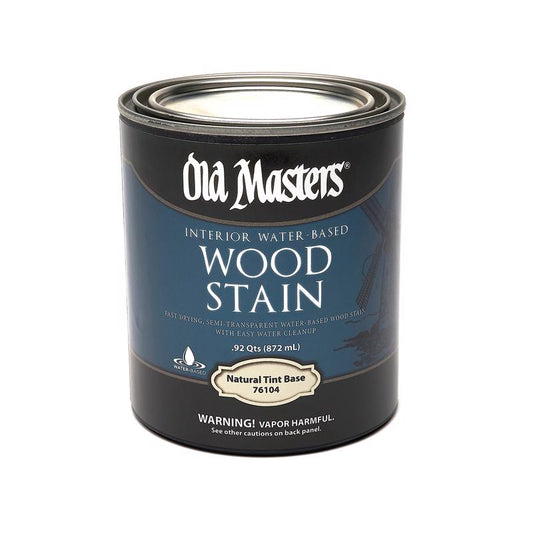 Old Masters Semi-Transparent Natural Water-Based Latex Wood Stain 1 qt