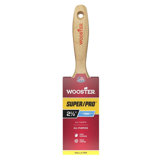 Wooster Super/Pro 2-1/2 in. Firm Flat Paint Brush