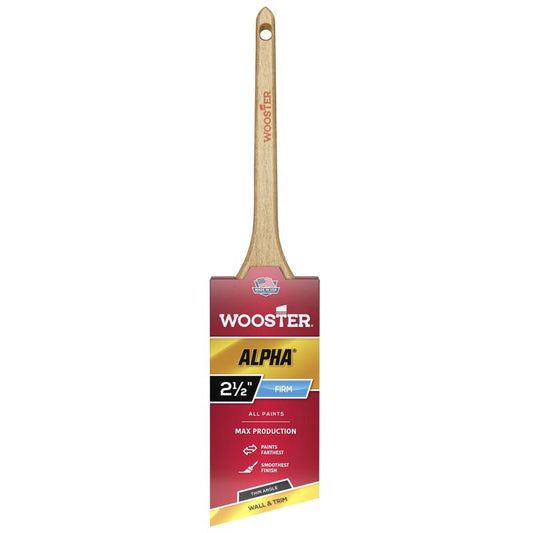 Wooster Alpha 2-1/2 in. Firm Thin Angle Paint Brush