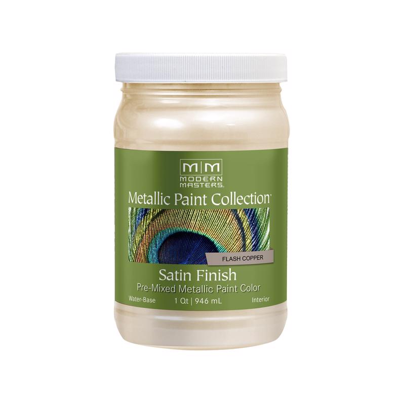 Modern Masters Shimmer Satin Flash Copper Metallic Paint 1 qt