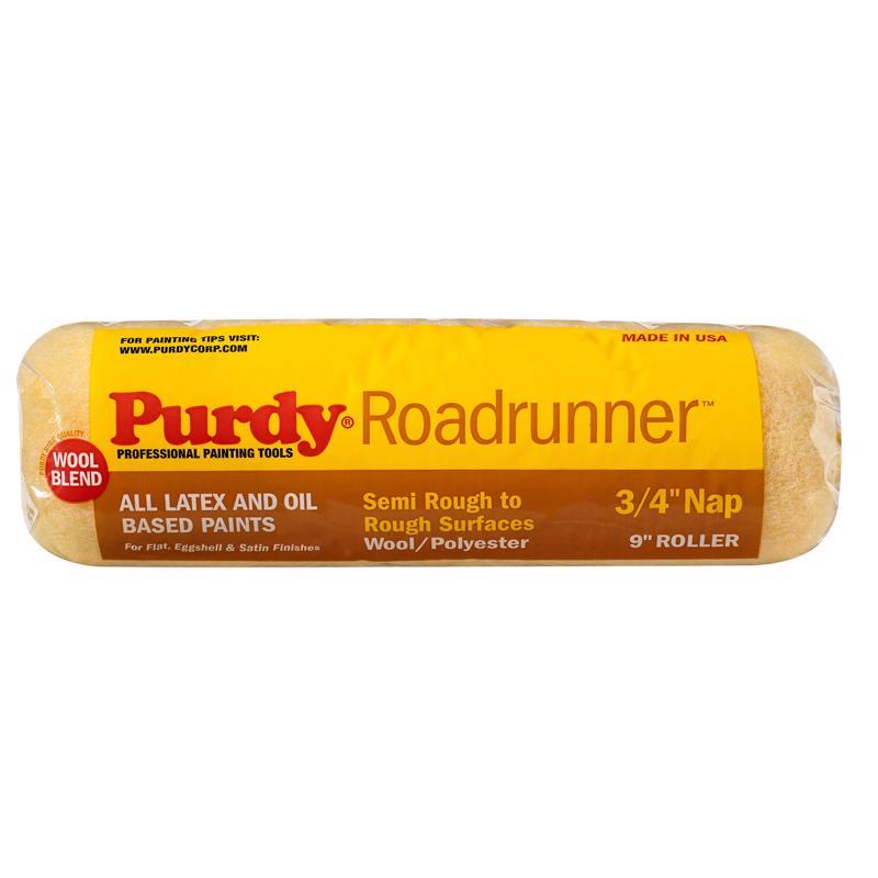 Purdy Roadrunner Polyester 9 in. W X 3/4 in. Regular Paint Roller Cover 1 pk
