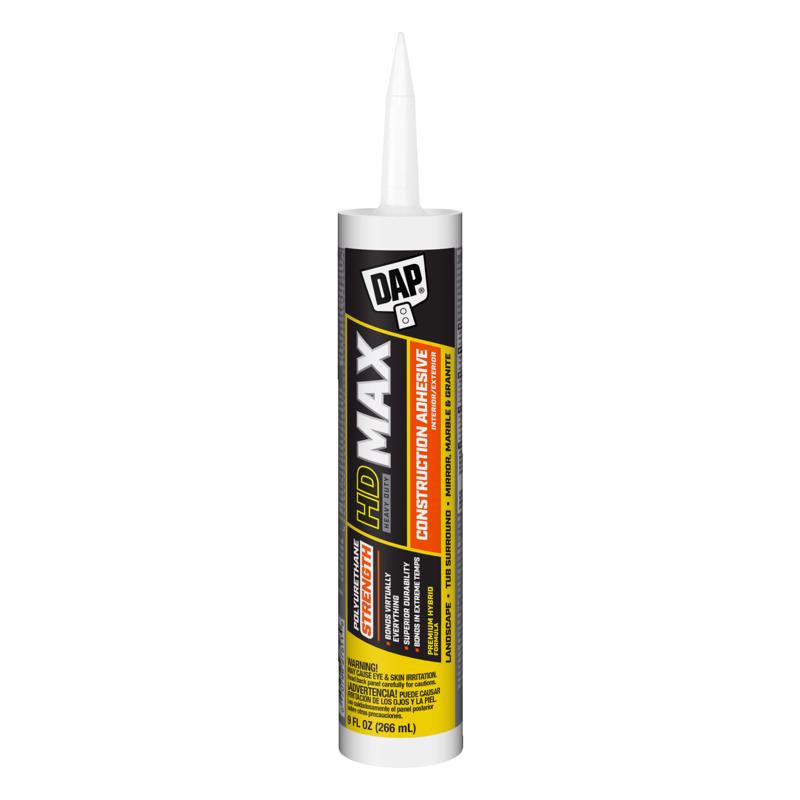 DAP HD Max Polyurethane Construction Adhesive 9 oz