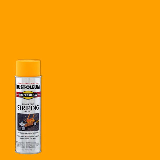Rust-Oleum Professional Yellow Inverted Striping Paint 18 oz