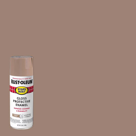Rust-Oleum Stops Rust Gloss Cambridge Stone Spray Paint 12 oz