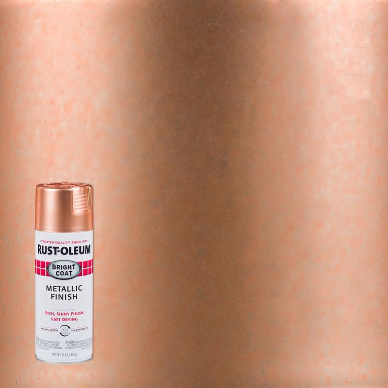Rust-Oleum Bright Coat Gloss Copper Spray Paint 11 oz