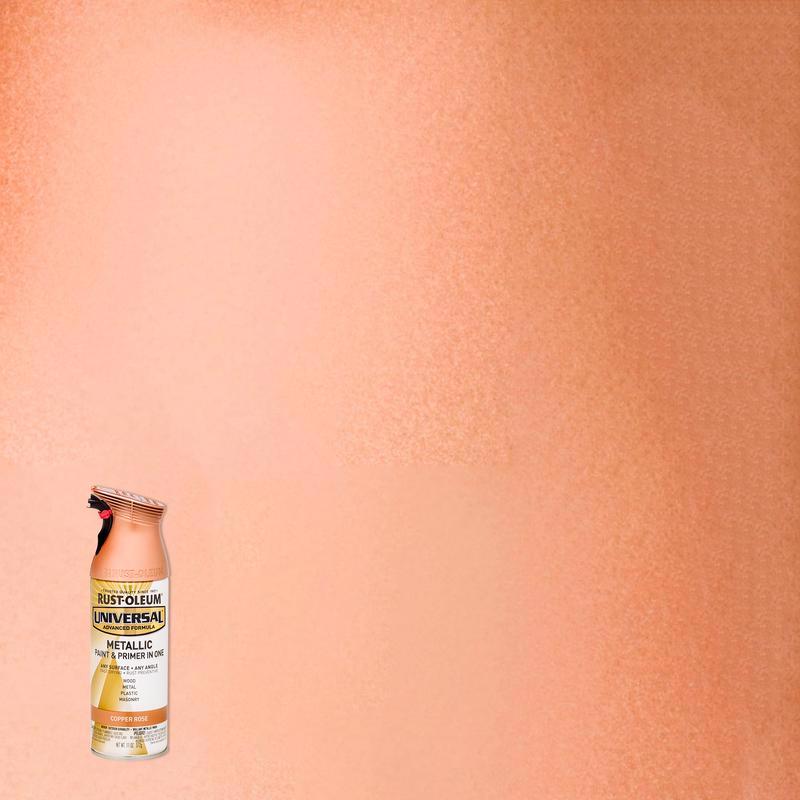 Rust-Oleum Universal Metallic Copper Rose Metallic Spray Paint 11 oz