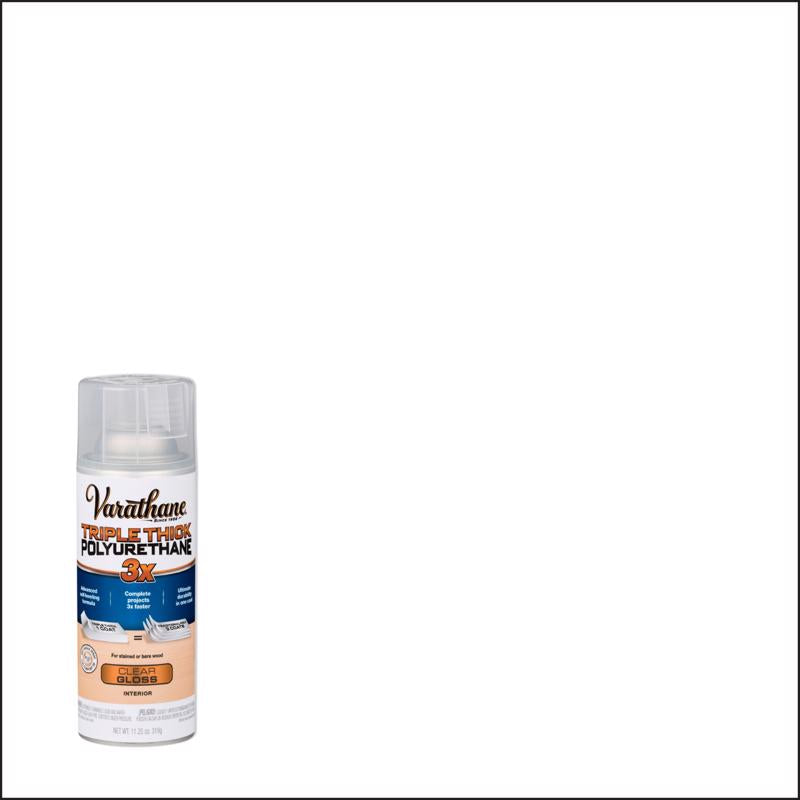 Varathane Transparent Gloss Clear Water-Based Oil Modified Urethane Triple Thick Polyurethane 11.25