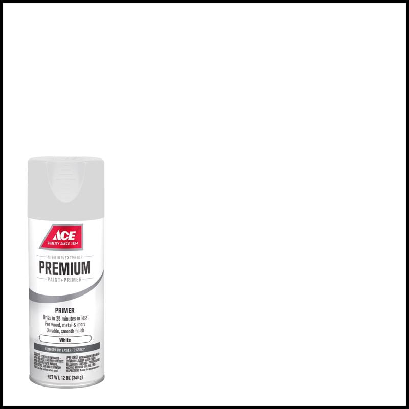 Ace Premium White Spray Primer 12 oz
