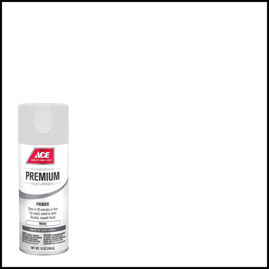 Ace Premium White Spray Primer 12 oz