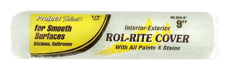 Linzer Rol-Rite Polyester 9 in. W X 1/4 in. Regular Paint Roller Cover 1 pk