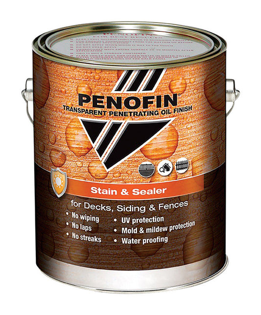 Penofin Transparent Matte Dark Walnut Oil-Based Alkyd Stain and Sealer 1 gal