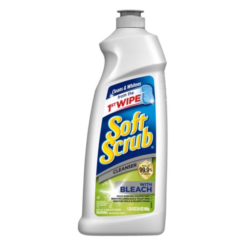 Soft Scrub No Scent Heavy Duty Cleaner 24 oz Cream